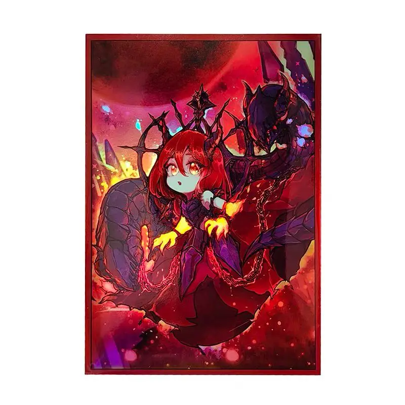 50 PCS 63X90mm Practical Art Anime Card Sleeves for YGO Top Loading Board Game Card Holder Game Trading Card Protector