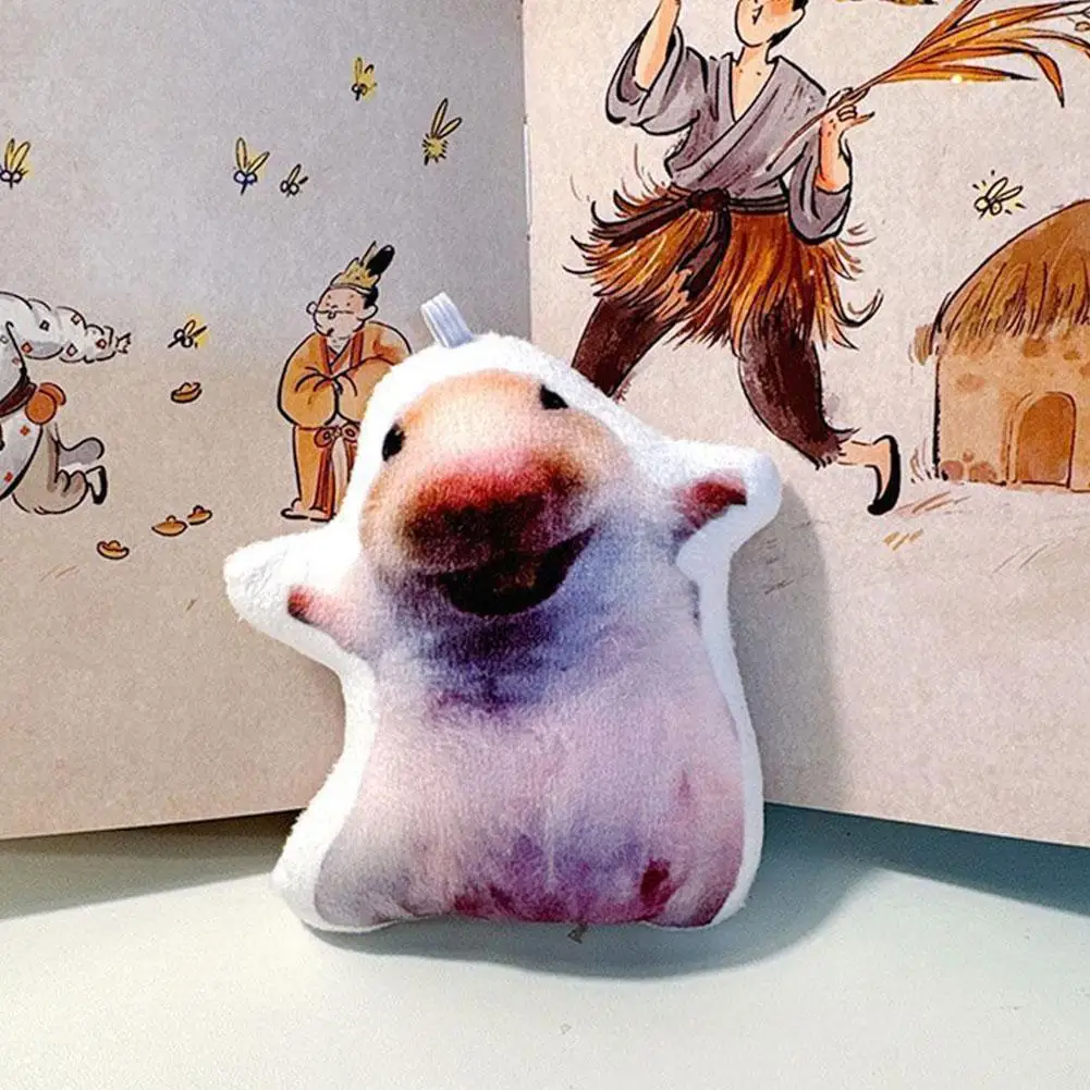 1/2PCS Divertente Meme Carino Gatto Rotante Portachiavi Sirena Portachiavi Ciondolo Peluche Del Fumetto Gattino Borsa Ciondolo Regalo per Zaini Chiave Dell'automobile