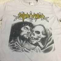 American Sarcofago Metal Punk Men's Cotton T-shirt Summer New Retro Fashion Men's and Women's Streetwear