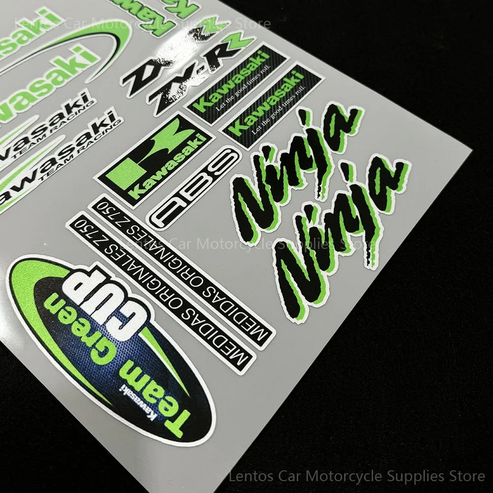 Kawasaki Ninja 400 650 H2R H2 Z400 900 Little Ninja Fuel Tank Body Shock Absorbing Sticker Waterproof Reflective Car Decoration