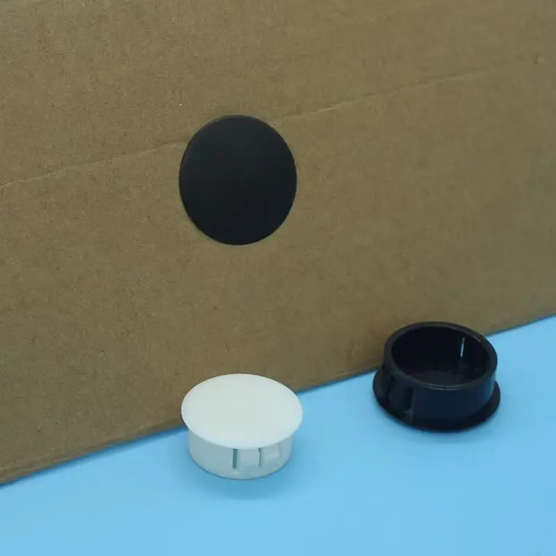 

nylon plugs lock panel hole cover plastic bushing Hole Plug Cover 12mm Round Quick End Cover Suitable for 20mm plate holes