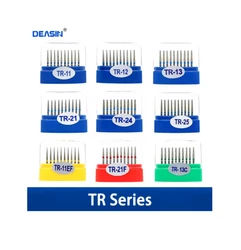 10pcs/box Dental Diamond Burs 1.6mm for High Speed Handpiece Super Coarse Diamond Dentist Grinding Tool Grinder TR-13C TR-13F