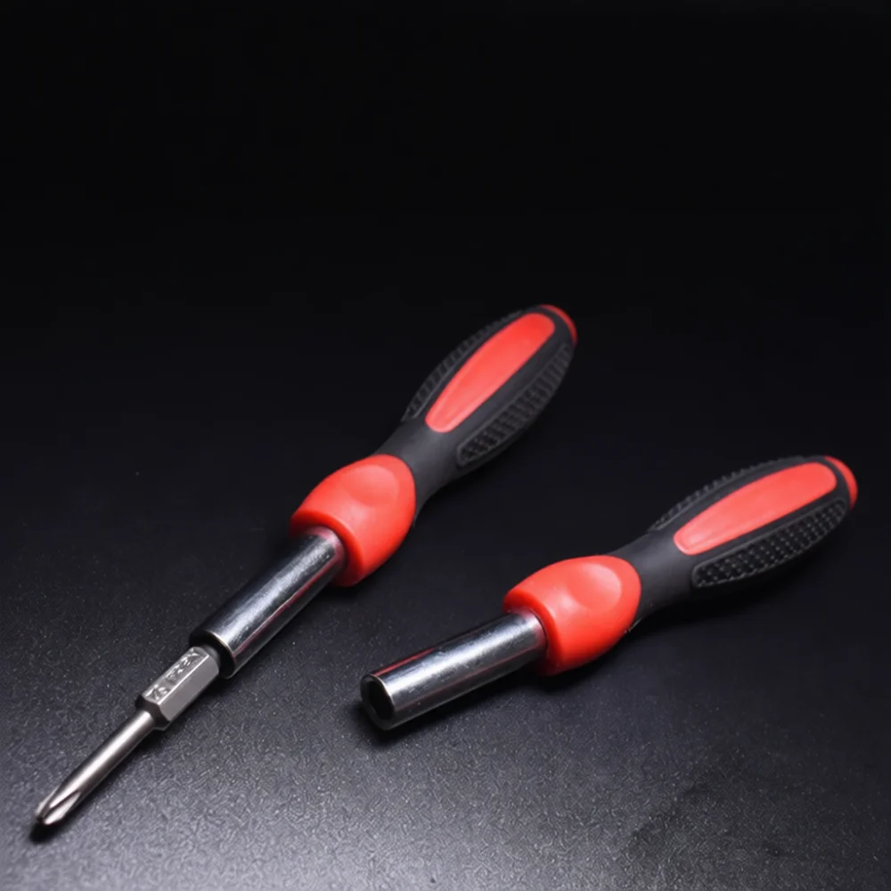 Comfortable Handheld Screwdriver Bit Driver 6.35mm Interface Manual Power Tool Accessory For Professional Repair Work