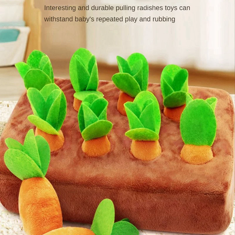 لعبة مضغ كلب الجزر القطيفة ، إخفاء الطعام ، سحب الفجل ، عادات الأكل ، حصيرة Snuffle ، الألعاب التفاعلية ، ألعاب الحيوانات الأليفة