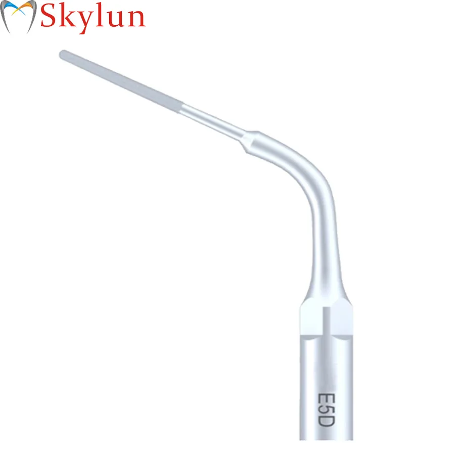 5PCS E5D Ultrasonic Scaler Tips for Dental Scaling Endo Perio Fit EMS Woodpecker Handpiece Dentistry Instrument