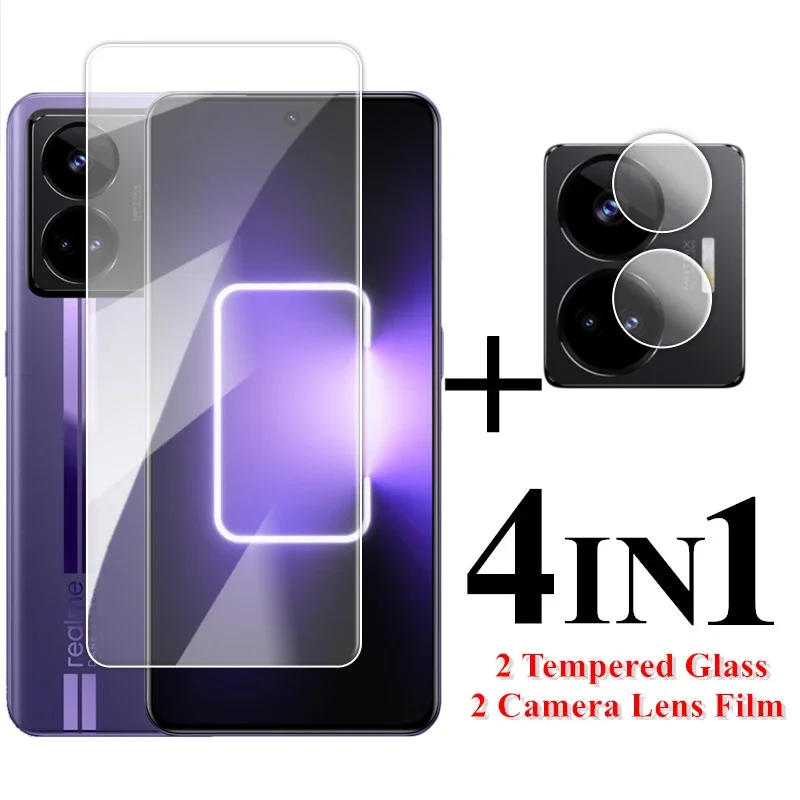 

For Realme GT3 Glass For Realme GT3 5G Tempered Glass 6.74 inch Transparent Full Glue Screen Protector Realme GT Neo 5 5G Flim