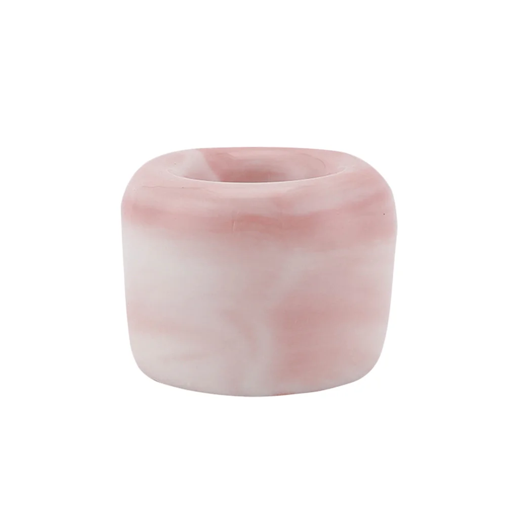 

2Pcs Toothbrush Holder Thickened Ring Shape Marble Grain Ceramic Toothbrush Stand Rack for Home Bathroom Kitchen Storage