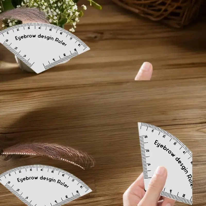 

Permanent Makeup Drawing Guide Ruler, Quick Draw Tattoo Supply, Microblading Eyebrow Design, Available in Packs of 1/2/3pcs