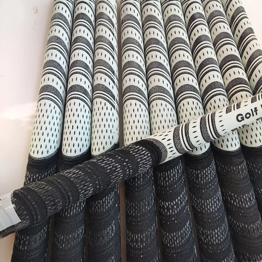 

10pcs/lot Standard Midsize White Multicompound Golf Club Grips 13pieces/set Carbon Yarn Wholesale