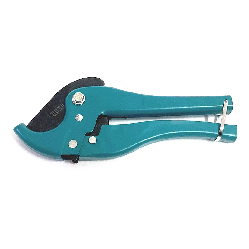 PVC Pipe Cutter 42mm Aluminum Alloy Body Ratchet Scissors Tube Cutter PVC/PU/PP/PE Hose Cutting Hand Tools