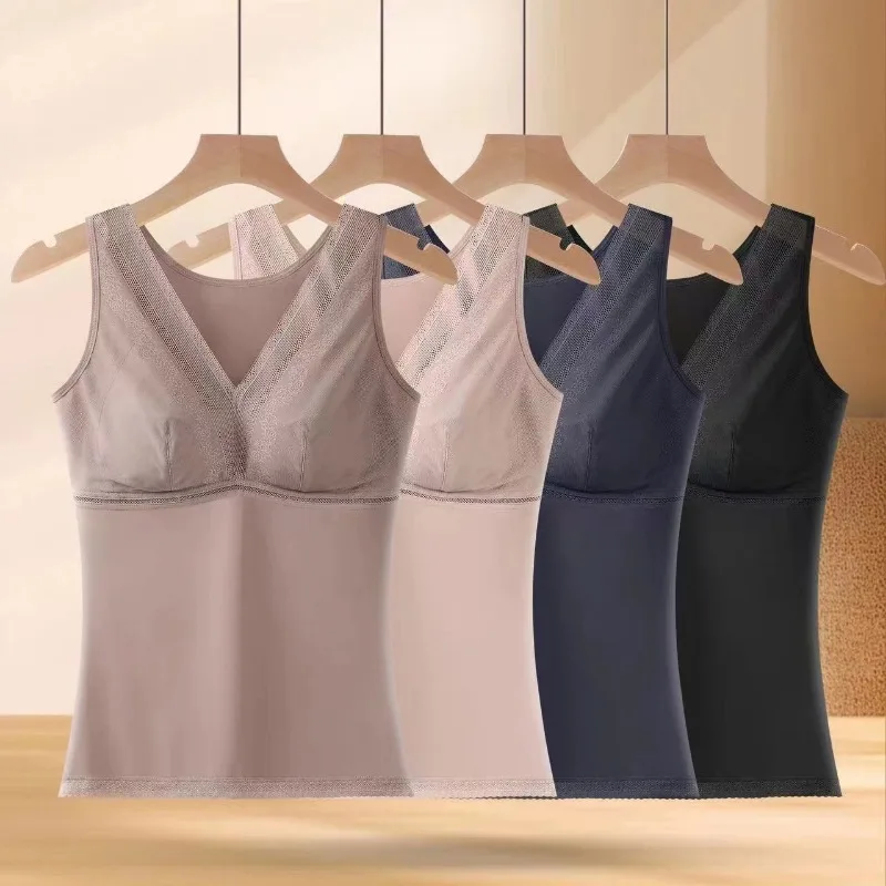 Wirel apewear Vest-Sle Reggiseno sottile raccolto Fat MM Body da donna Reggiseno non necessario indossare Biancheria intima dimagrante monopezzo