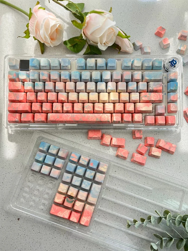 Rose Coast OEM Height 133 Keys Side Sublimation Keycaps