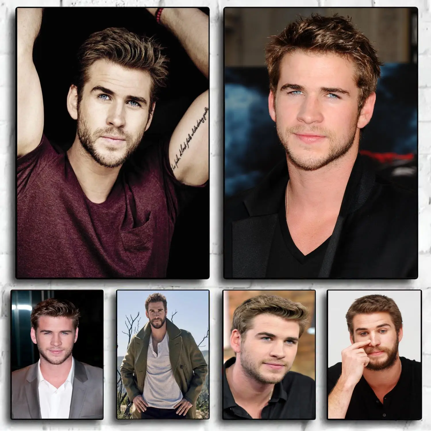 liam hemsworth Poster Decorative Painting Canvas Poster Wall Art Living Room Posters Bedroom Painting