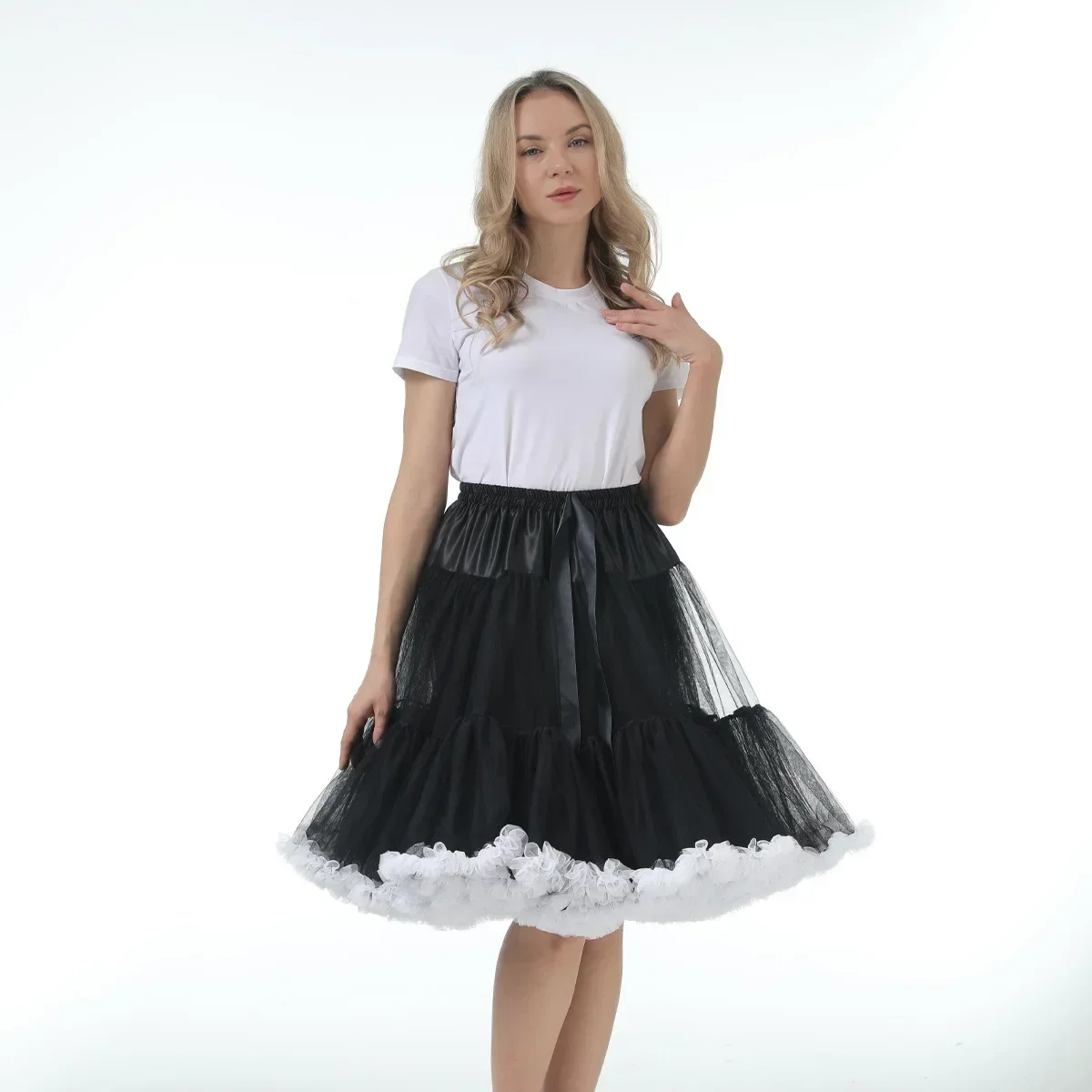 Black White