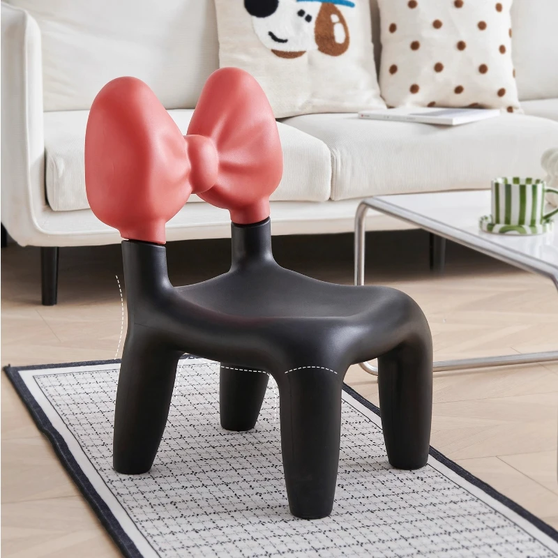 

Small stool home seating ornament cute simple stool plastic shoe changing stool at the door