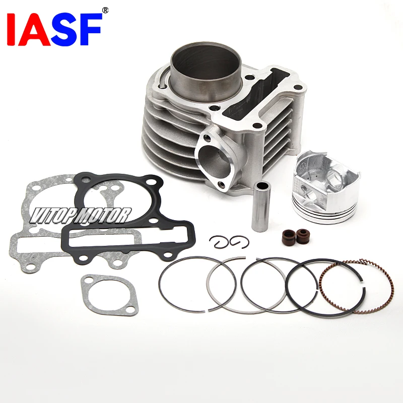 

IASF 52.4mm Bore Diameter Cylinder For Motorcycle Cylinder Assy For Honda SCV 100 LEAD SCV100 2002-2010 SPACY 100 SCR100 GCC100