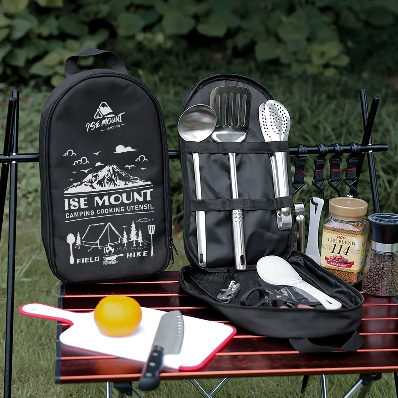 

Outdoor Tableware Storage Bag Portable Camping Bag Tools Lunch Picnic Bag Kitchenware Storage Bag Waterproof Camping Accessories