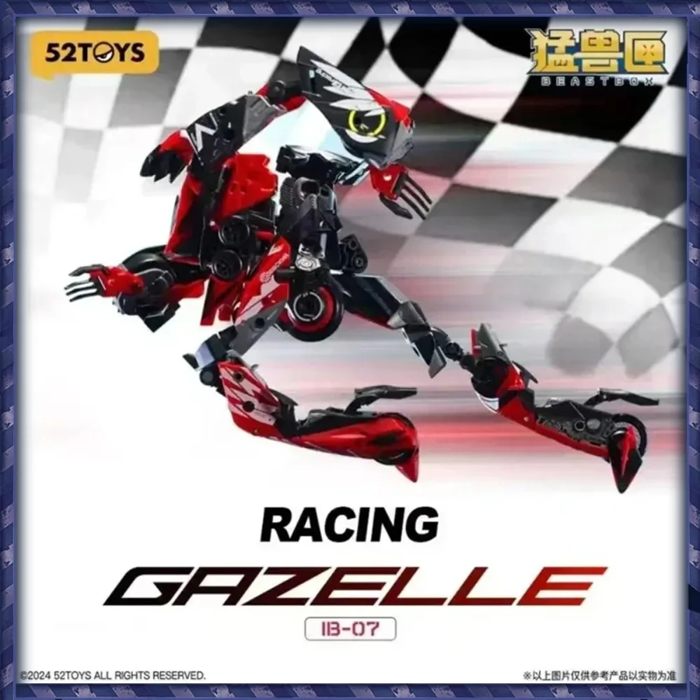 

In Stock Genuine 52TOYS Beastbox IB-07 Gazelle Deformation Robot Action Figure Universal Box Transformable Toy Model Gifts