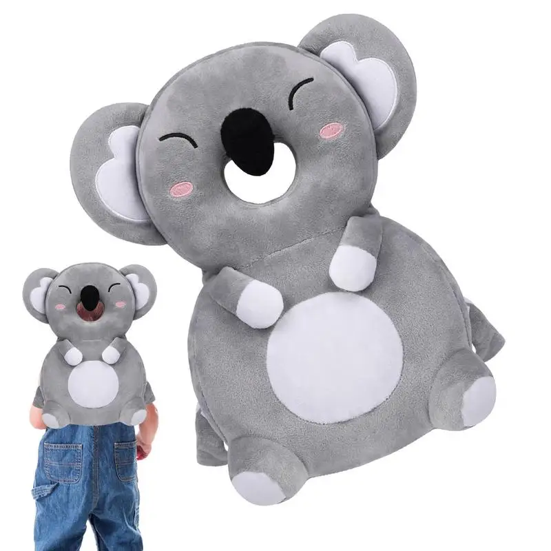 Backpack Pillows For Cartoon Koala Anti-Fall Pillow Adjustable Chest & Shoulder Straps Lightweight Headrest Body Cushion For