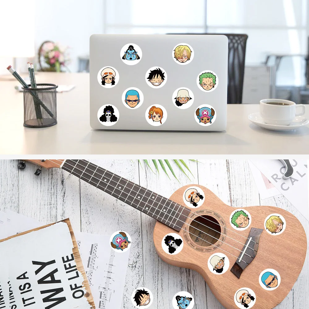 500 قطعة/لفة Kawaii قطعة واحدة DIY ملصقات الكرتون أنيمي ختم التسمية الزخرفية الكرتون الاطفال حفلة كاندي رولز ملصقات اللعب