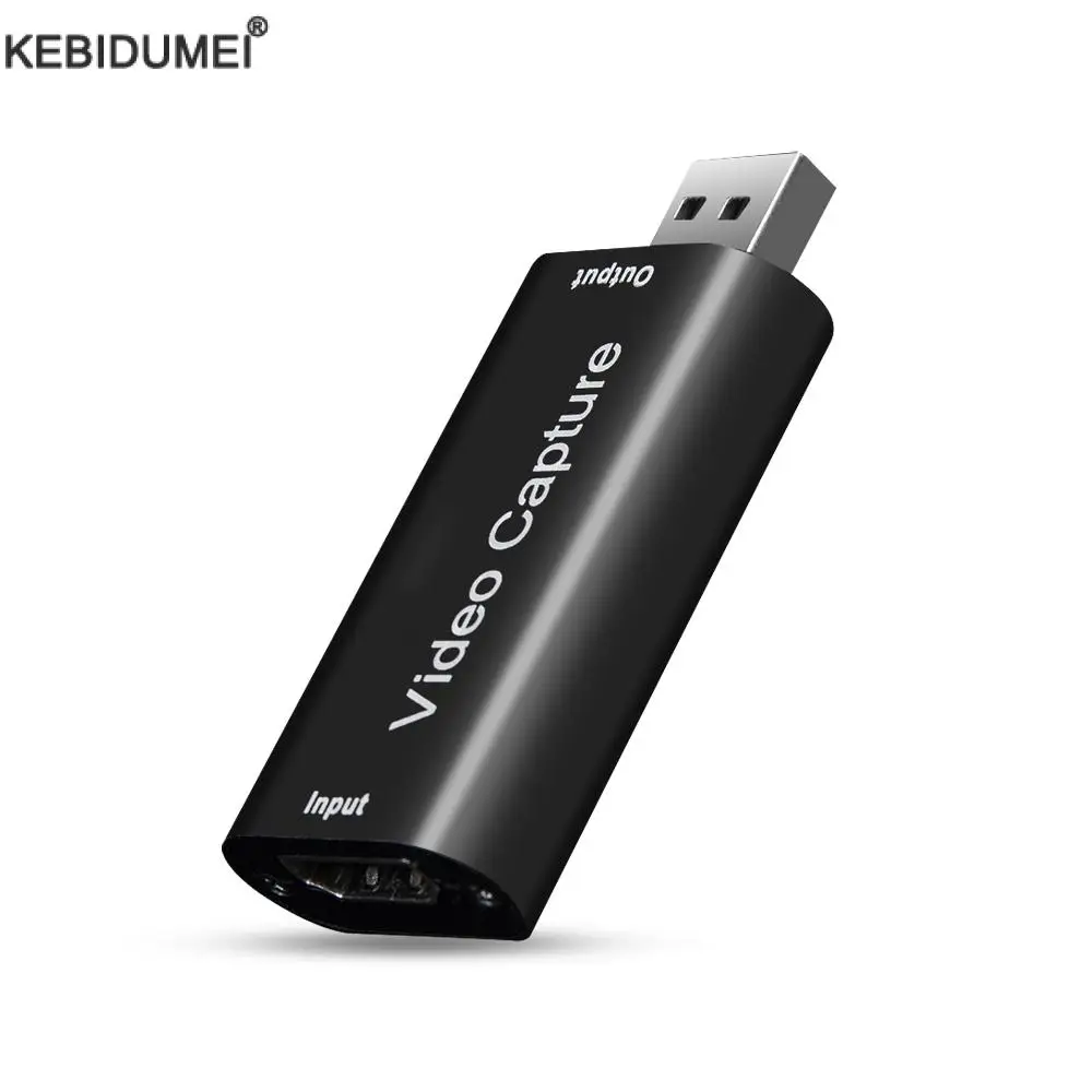 4K HDMI Video Capture Card Streaming Board Capture USB 2.0 1080P Card Grabber Recorder Box for PS4 Game DVD Camera