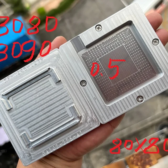 1 szt. Zestaw do reballingu do 2060/3070/1060/1070/1080TI//2080TI/3080/3090/GF107/GF108/N18P/DDR5/DDR6 BGA reball jig