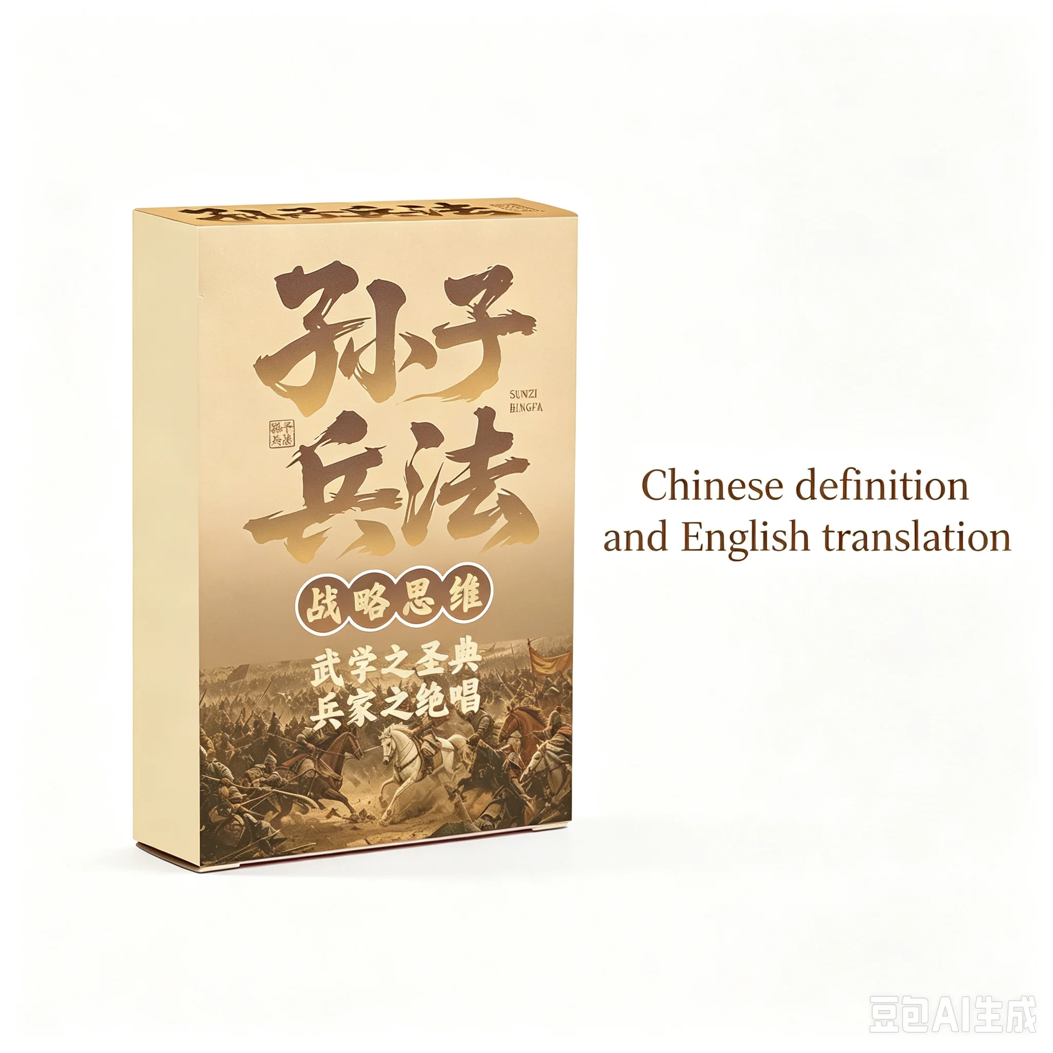 55PCS Sun Tzu's Art of War Collector Knowledge Cards Chinese Classic Literature Learn Strategic Thinking Perfect Gift Choice