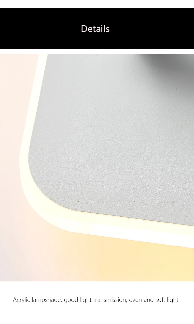 Modern Minimalist Led Wall Lamp USB Charging Indoor Bedroom Lamp Hotel Bedside Reading Lamp Wall Lights Sconce Switch AC 90~240V