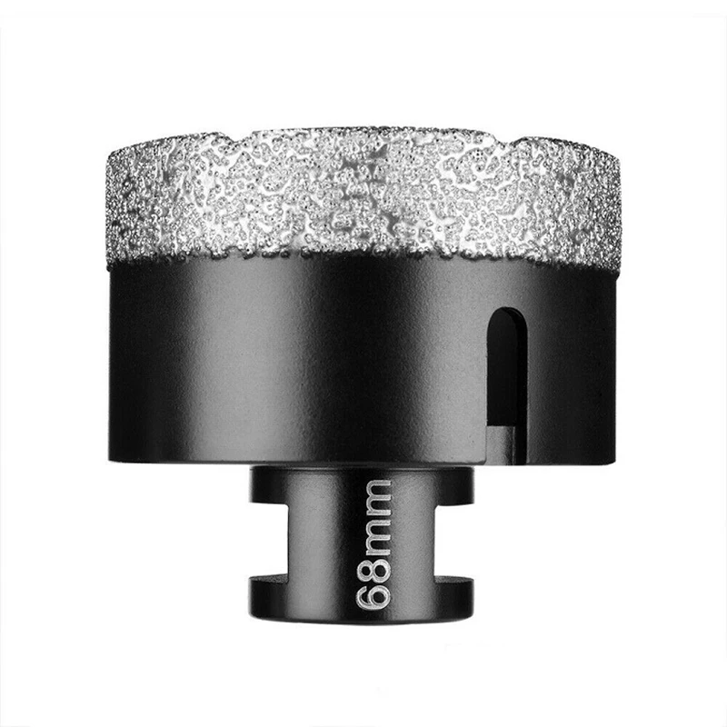 Jeu de forets diamantés pour céramique et marbre, mèches perforées brasées sous vide, scie cloche, M14, 20mm, 35mm, 40mm, 45mm, 50mm, 68mm, 6 pièces