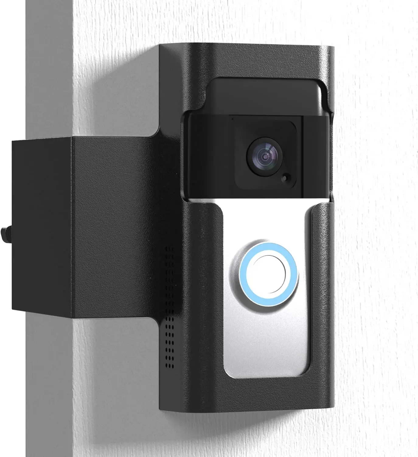 

Anti Theft Ring Doorbell Mount - All Metal Door Bracket for Apartment, No Drill
