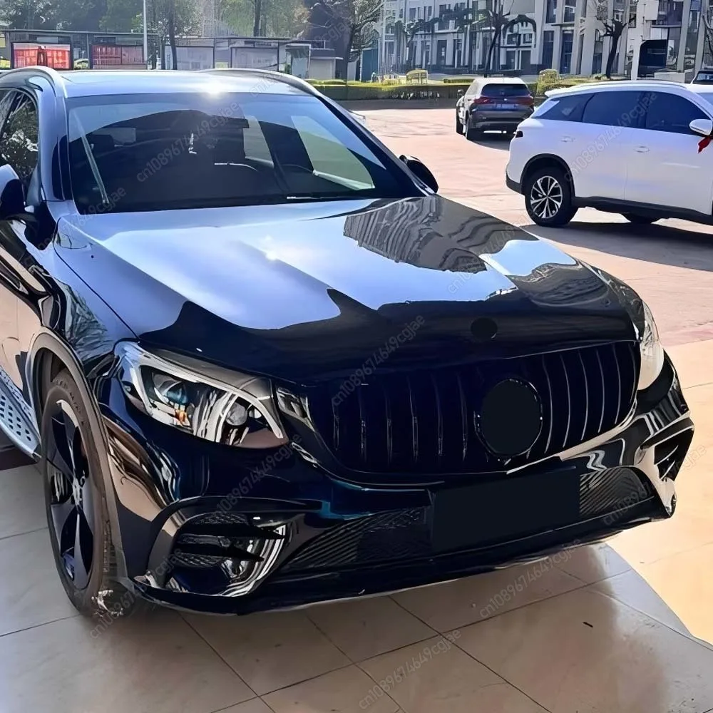 

Запасная часть GT Style, сетчатая гоночная решетка переднего бампера для Mercedes Benz GLC Class X253 2015-2019 GLC250 300 350 GLC43 AMG