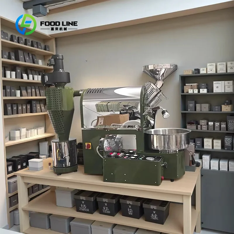 customized smart roaster data‑logging baker multi‑batch 1‑3kg usb‑connected roasting machine for home‑cafe business