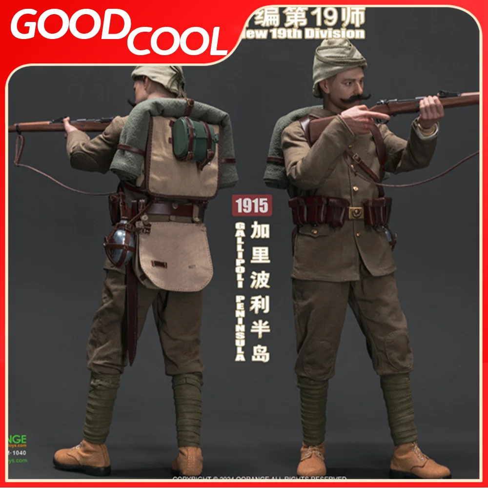 QOTOY-QOM-1040 a escala 1/6, uniforme de combate de la 19ª División otomana, conjunto completo de tela, modelo de 12 pulgadas, figuras de acción