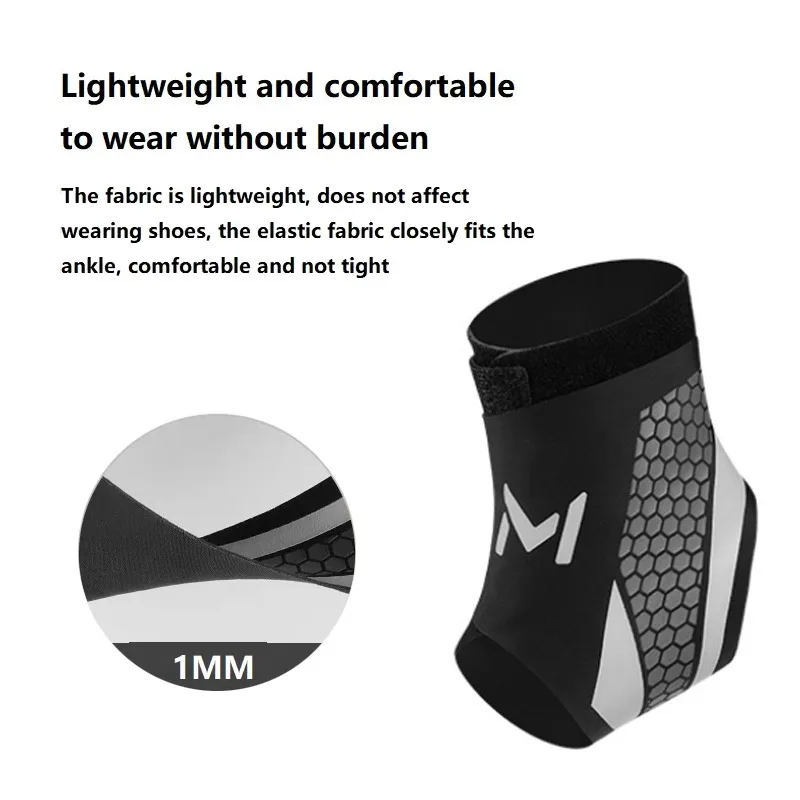 Ankle Brace Support Sleeve Plantar Fasciitis Night Splint Compression Bandage for Foot Pain Relief Sports Soccer Basketball 3
