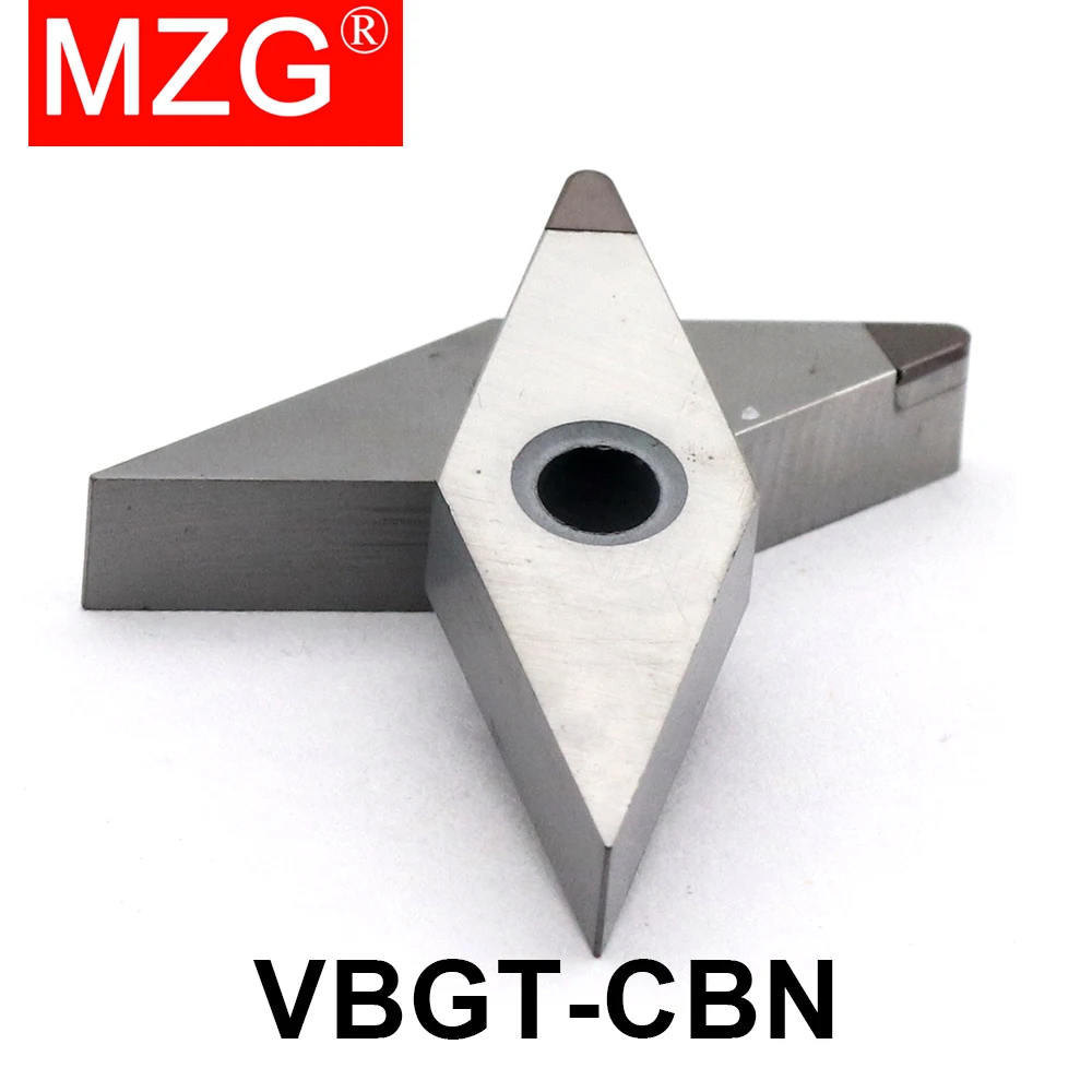

MZG 1шт PCD CBN Алмазная вставка VBGT 110304 VBGT 160402 VBGT 160404 VBGT 160408 Токарный станок с ЧПУ по металлу Токарный станок VBGT