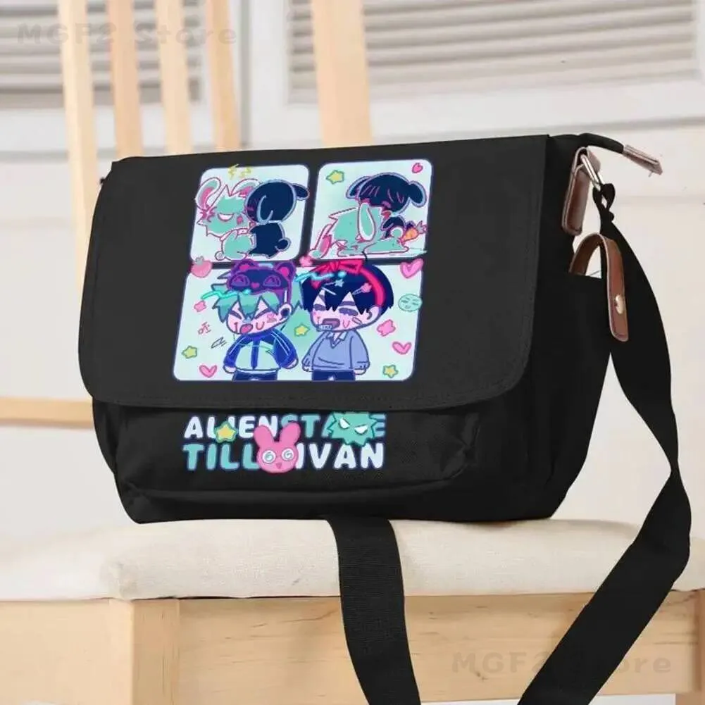 

NEW 2026 Anime Game Handbag Alien Stage ivti Theme Cartoon Oxford Messenger Bag Casual Schoolbag Student Cosplay Gift
