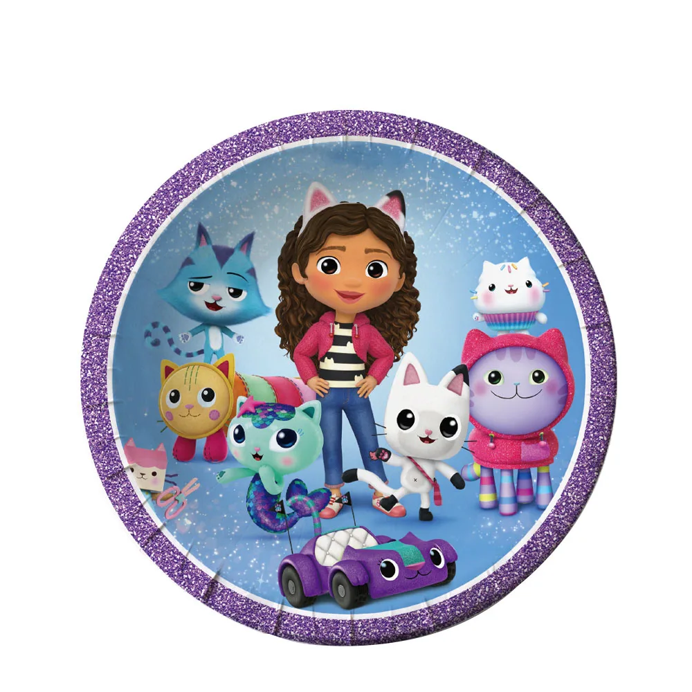 Disney Gaby Poppenhuizen Verjaardagsfeestje Decoraties Wegwerp Servies Banner Ballon Papieren Borden Kid Shower Party Supplie