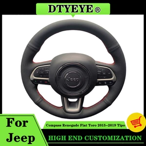 Personalisierte Autolenkraddeckel für Jeep Compass Renegade 2015-2018 Fiat Toro 2017-2019 Original Lenkradtyp 11 Hauptverkaufsabdeckung Lenkrad Renegade - №5