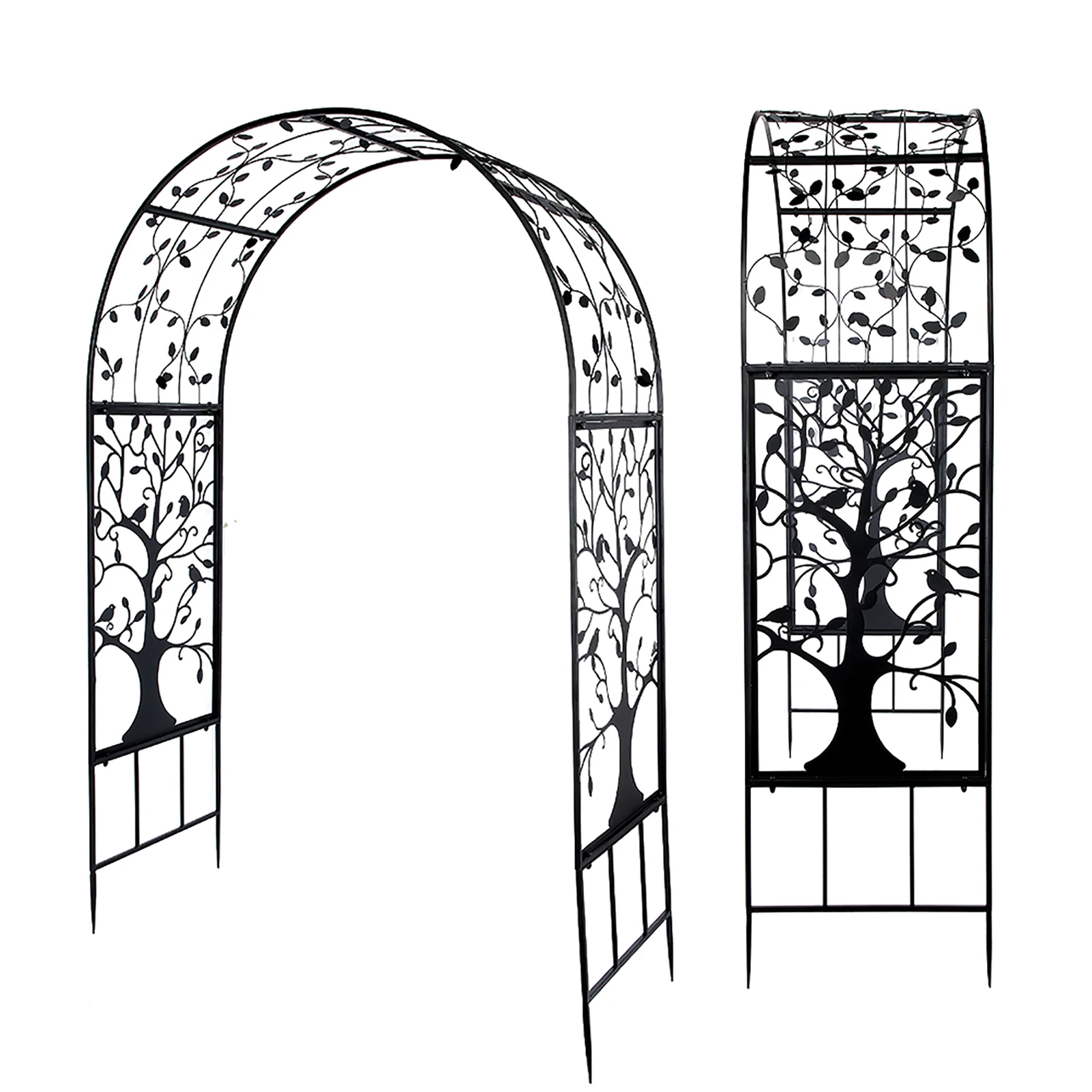 

Gardening Decor Wedding Arch Outdoor Garden Arch Plant Climbing Rack Trellis for Party Wedding Ceremony Decoration Garden Arch