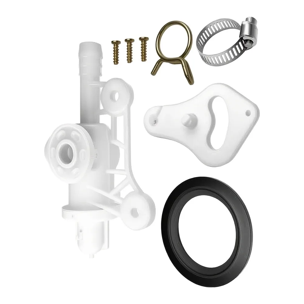 Freeze Resistant Polymer for rv Toilet Water Valve ABS Material Construction Leak Prevention System Hand-tighten Connections