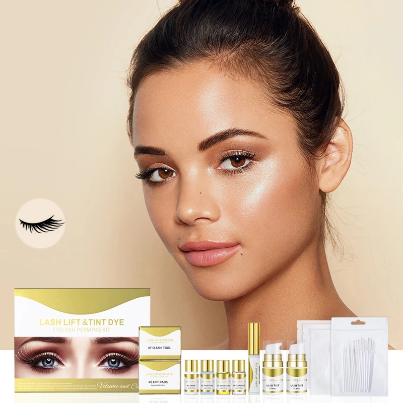 Semi-Permanent Brow Lash Lift Tint Kit Professional Brow Lamination Eyelash Lifting Perming Lashes Dye Eyes Makeup