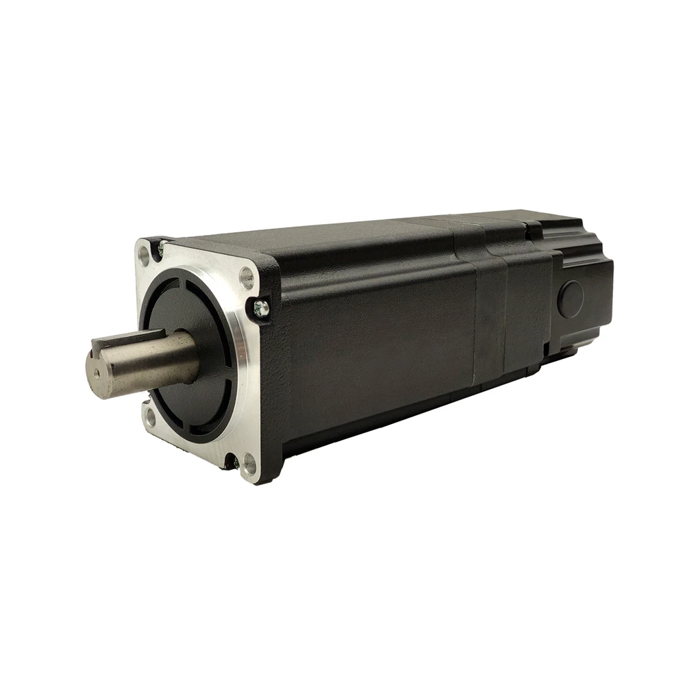 Imagem -02 - Motor dc sem Escova Travado 3phase Bldc Motor Flange 60 mm 48v 3000rpm Diâmetro do Eixo 14 mm 400w