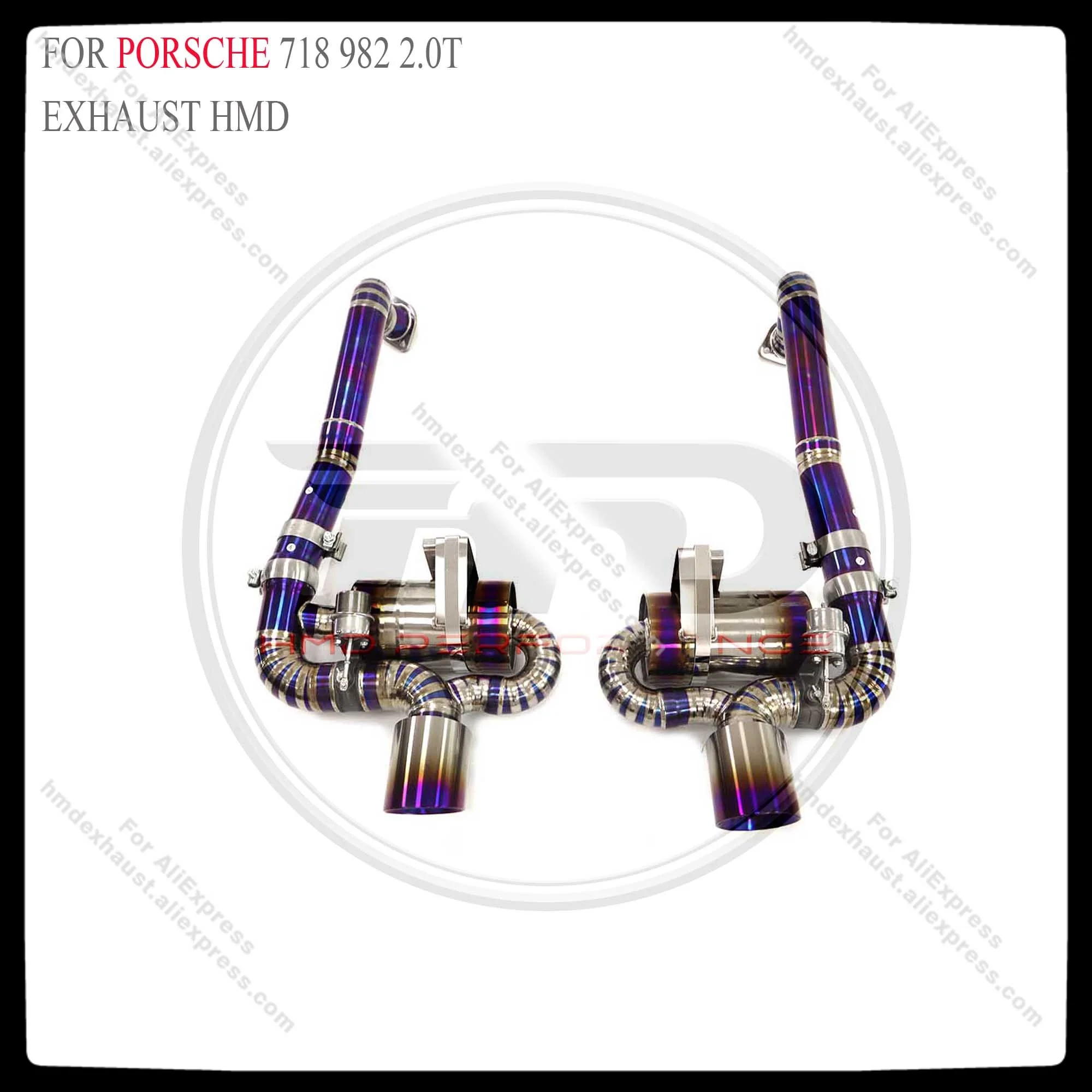 

HMD Exhaust Titanium Alloy Valve Catback for Porsche 718 982 2.0T Racing Accessories Exhaust Performance System