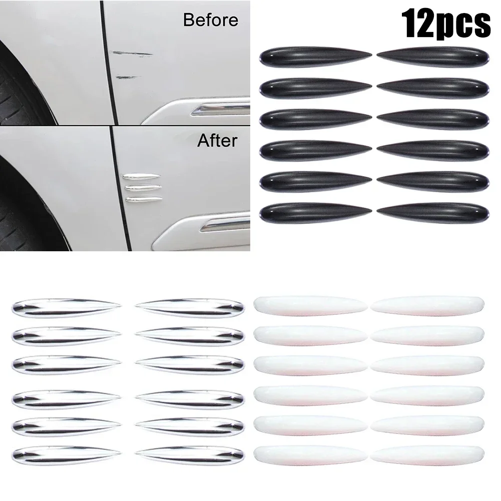 12x Car Protector Anti-scratch Door Edge Guard Trim-Strip Bumper Protection Anti-scratch Styling Mouldings Car Exterior Part