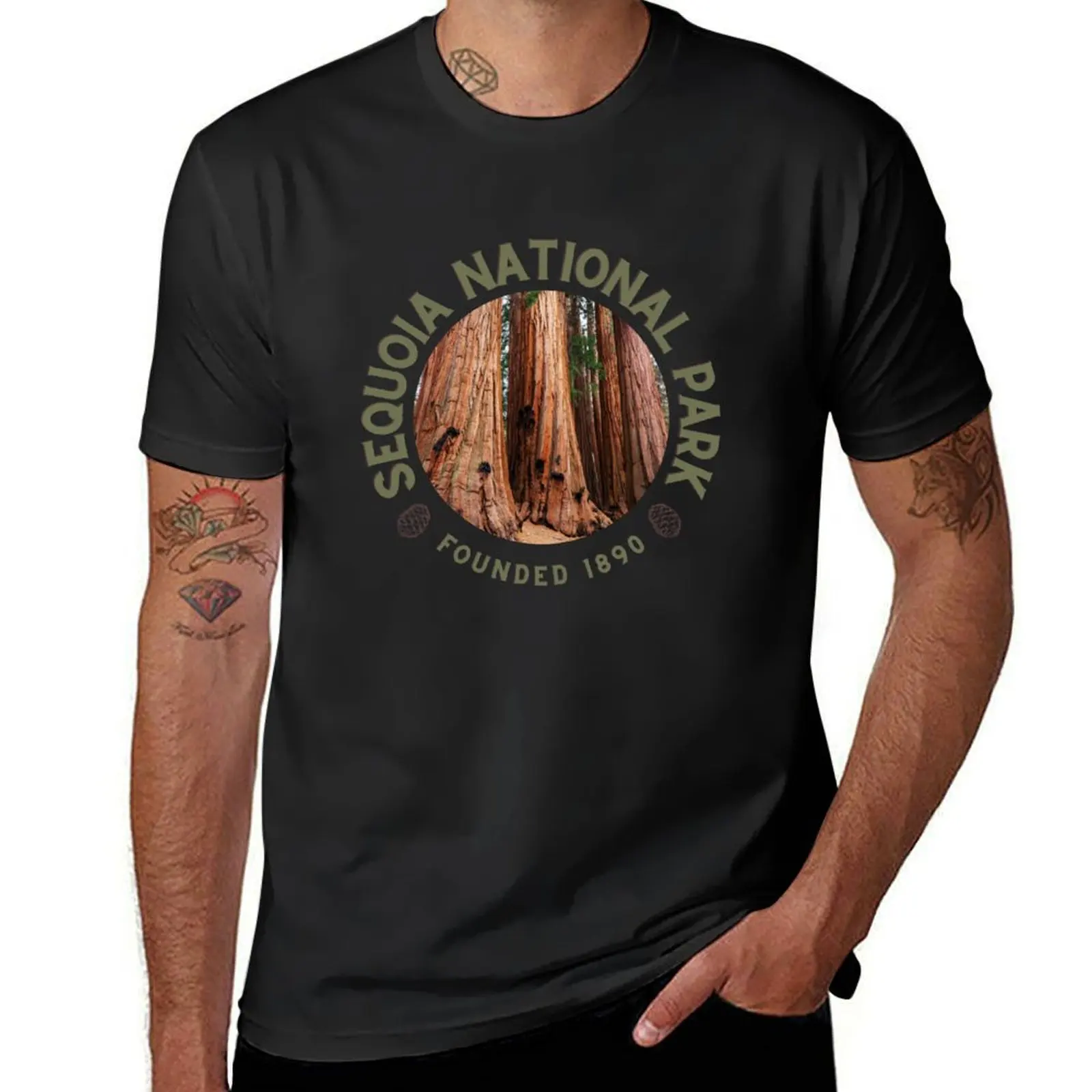 Sequoia National Park T-Shirt quick drying summer clothes fruit of the loom mens t shirts