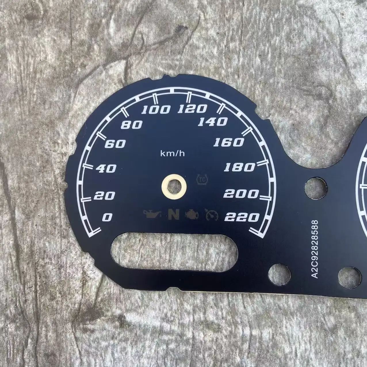 For Harley Road Glide Ultra Road Glide Gauge Cluster Dial Faceplate 220KM/H