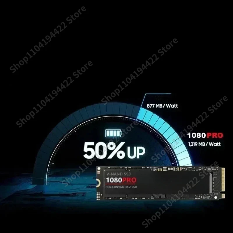 Novo 1080pro 8tb 4tb 2tb 1tb ssd disco rígido m2 2280 nvme pcie gen 5.0x4 unidade de estado sólido interna para computador portátil ps4 desktop ps5