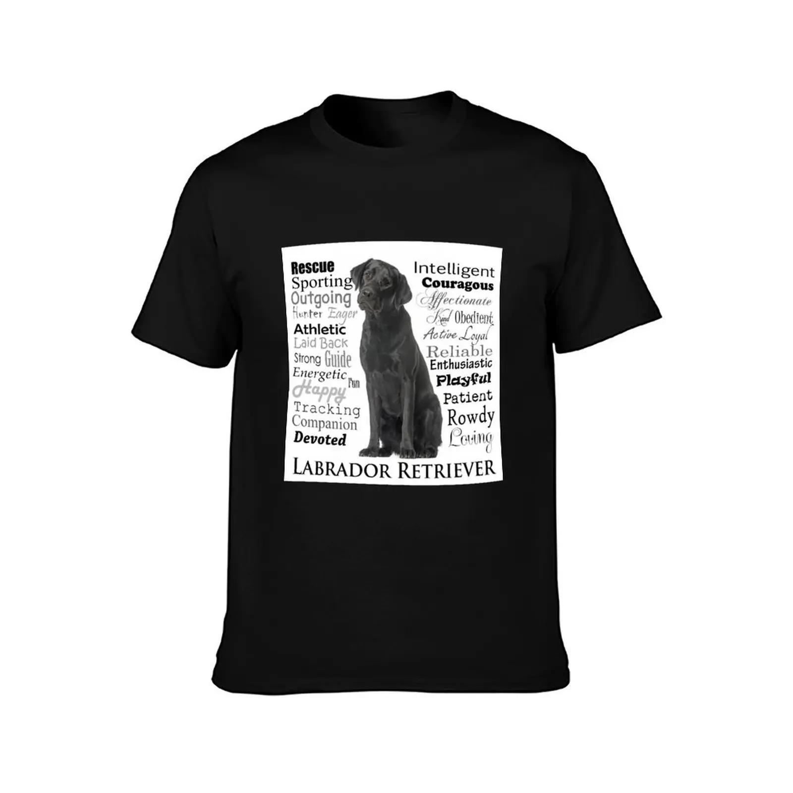 Black Lab Traits T-Shirt mens graphic t shirts T-Shirt