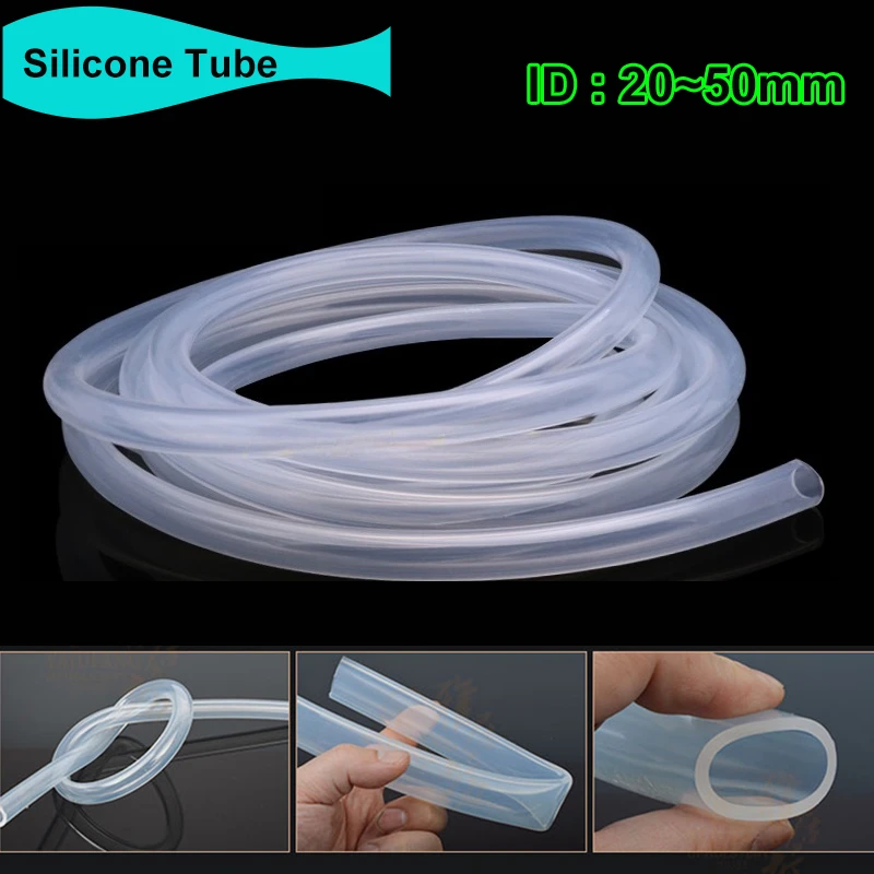 

Big Size Food Grade Silicone Tube ID 20 22 24 26 28 30 32 36 38 50mm Flexible Beer/Drink/Milk/Water Hose Soft Aquarium Pump Pipe