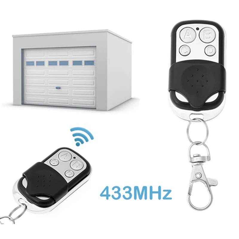 433Mhz 4 Buttons Remote Control 4CH Car Key Garage Door Opener Remote Control Electronic Gate Control Duplicator